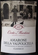 Corte Martini Amarone wine