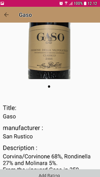 Gaso. Amarone wine Leksikon